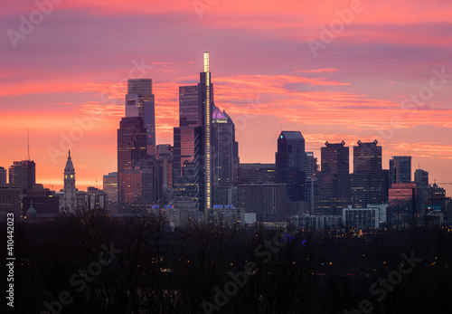 Sunrise over Philadelphia 