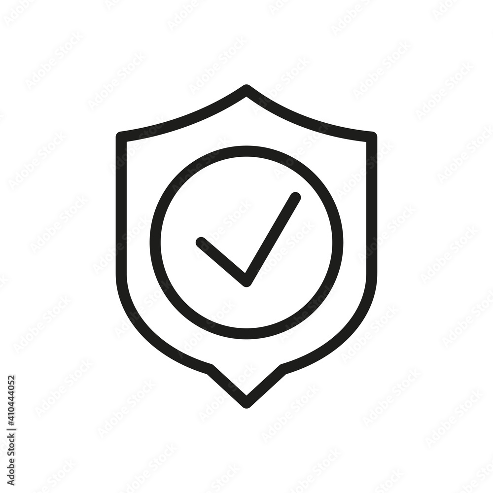 Outline Vector Icon Shield, Protect, Defense Outline Vector Icon Shield, Protect, Defense