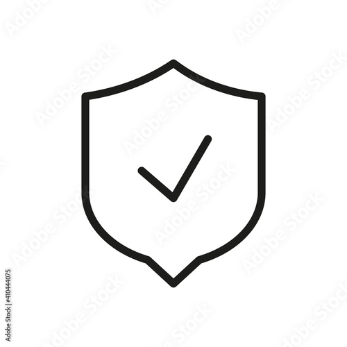 Free Download Outline Vector Icon Shield, Protect, Defense - GFXLoad