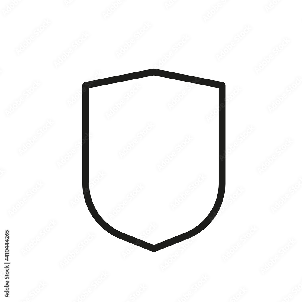 Outline Vector Icon Shield, Protect, Defense Outline Vector Icon Shield, Protect, Defense