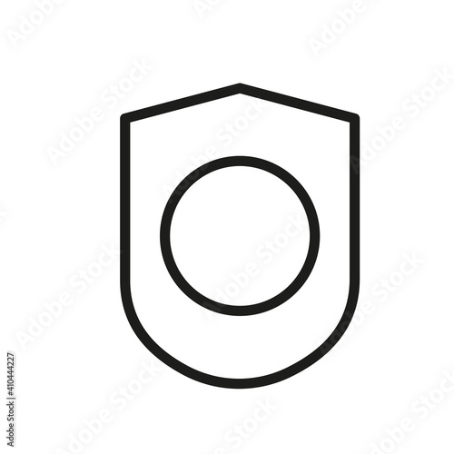 Outline Vector Icon Shield, Protect, Defense