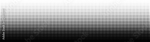 Black and white dots background. Pop art pattern, texture. Modern pattern. Vector illustration
