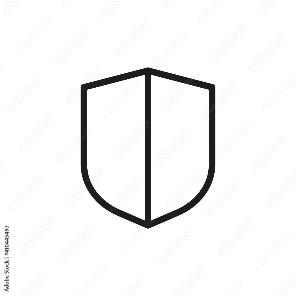 Outline Vector Icon Shield, Protect, Defense Outline Vector Icon Shield, Protect, Defense