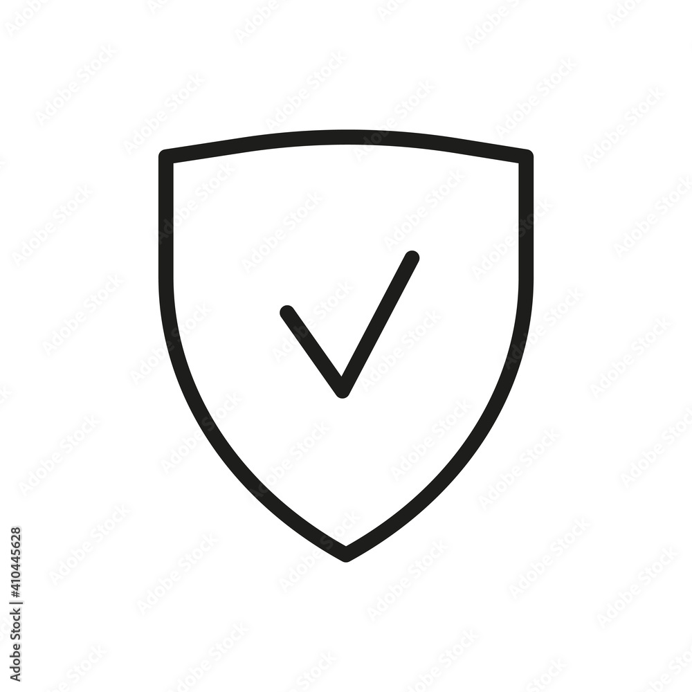 Outline Vector Icon Shield, Protect, Defense Outline Vector Icon Shield, Protect, Defense