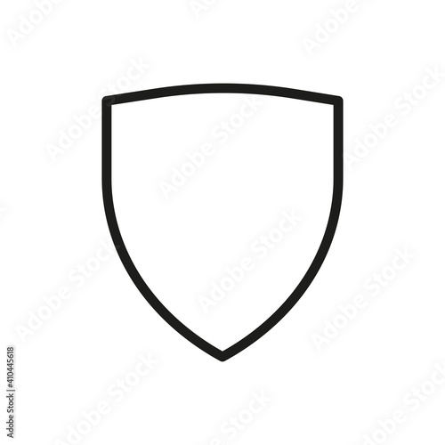 Outline Vector Icon Shield, Protect, Defense