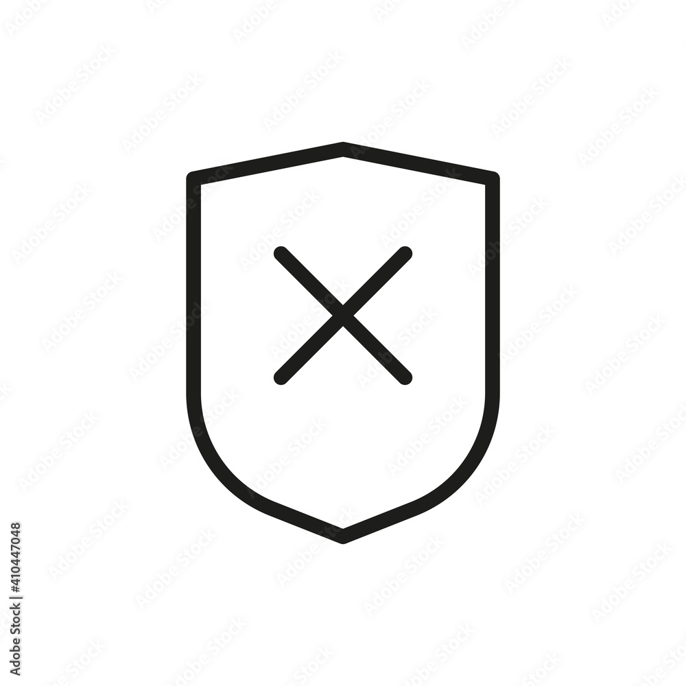 Outline Vector Icon Shield, Protect, Defense Outline Vector Icon Shield, Protect, Defense