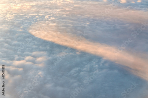 Clouds in nature, high angle view © TOimages