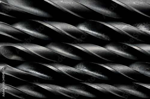 Foto black drill bits