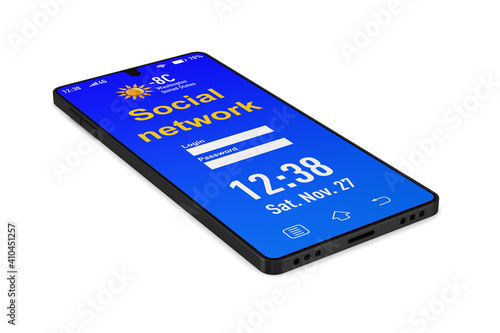 social network into phone o...