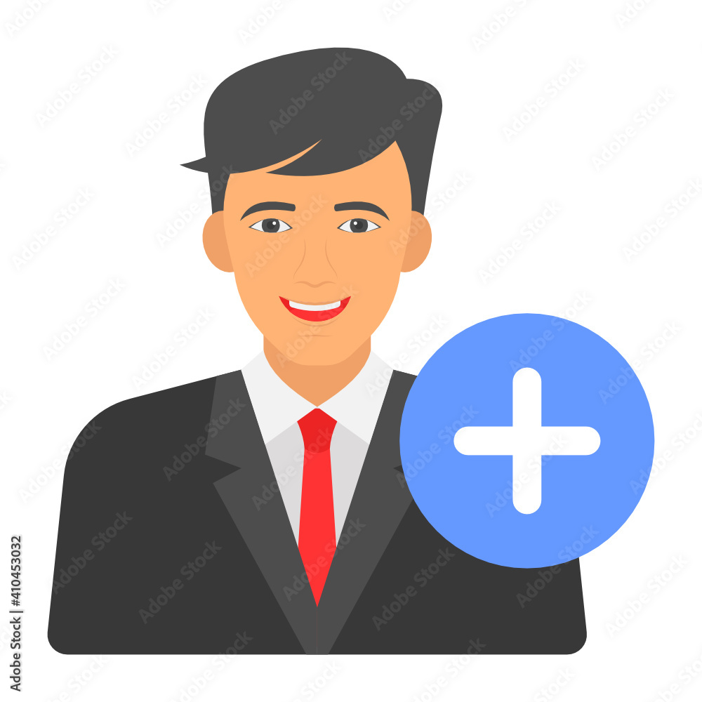 New Hiring Cocnept, hrm symbol on white background, Additional Worker User Vector color Icon design, Fresh Graduate Hiring Sign, Business Character Stock illustration New Hiring Cocnept, hrm symbol on white background, Additional Worker User Vector color Icon design, Fresh Graduate Hiring Sign, Business Character Stock illustration