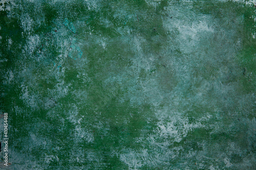 Brushed green metal textured background
