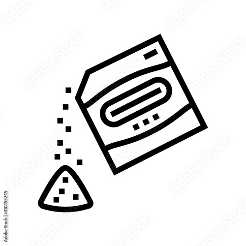 sorption probiotics line icon vector. sorption probiotics sign. isolated contour symbol black illustration