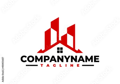 simple real estate logo template