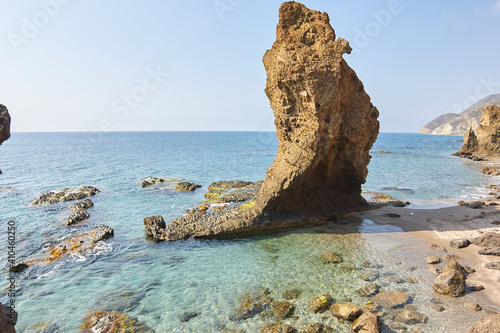 Fototapeta Naklejka Na Ścianę i Meble -  Playa del Sombrerico Cabo de Gata. Almeria. Spain