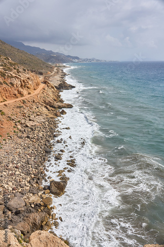 Playa del Sombrerico  Cabo de Gata. Almeria. Spain photo