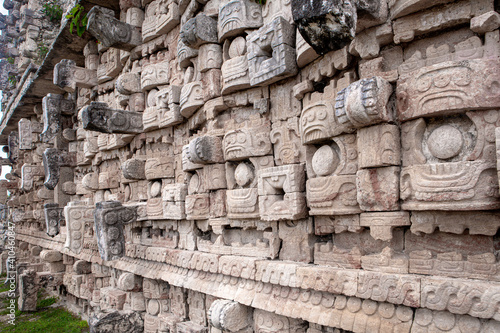 Wallpaper Mural Mayan wall of faces Torontodigital.ca