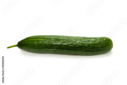 Cucumber isolated on white background.