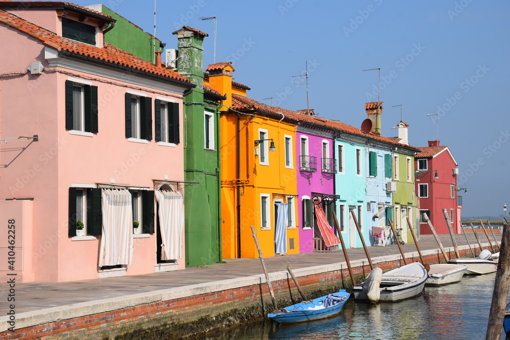 Murs de couleur à Murano