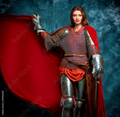 Fotografie, Obraz portrait of a knight