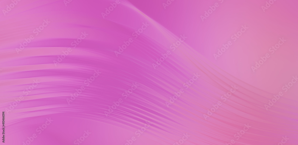 Obraz premium Fluid abstract background with colorful gradient. 2D illustration of modern movement.