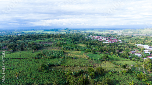 Pinrang, Sulawesi Selatan Indonesia. Agricultural land for residents in the Pinrang area of ​​South Sulawesi. January 3 2021