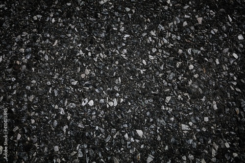 Black asphalt background