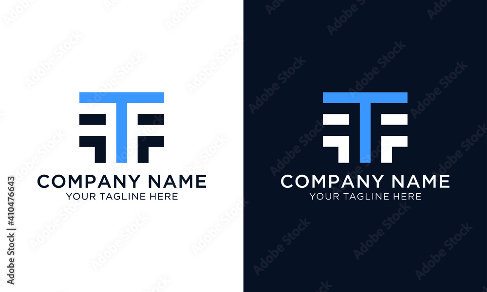 FTF Abstract initial monogram letter alphabet logo design FTF Abstract initial monogram letter alphabet logo design