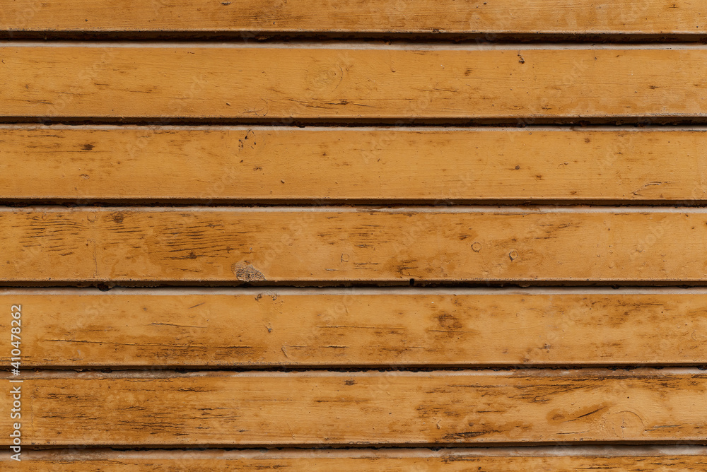 Obraz premium Wooden wall floor table texture painted orange faint pattern detail decorative surface background from Sofia, Bulgaria, Eastern Europe