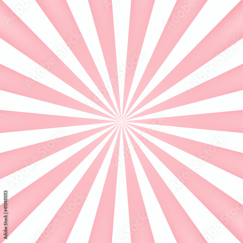 Bright pink rays vector background