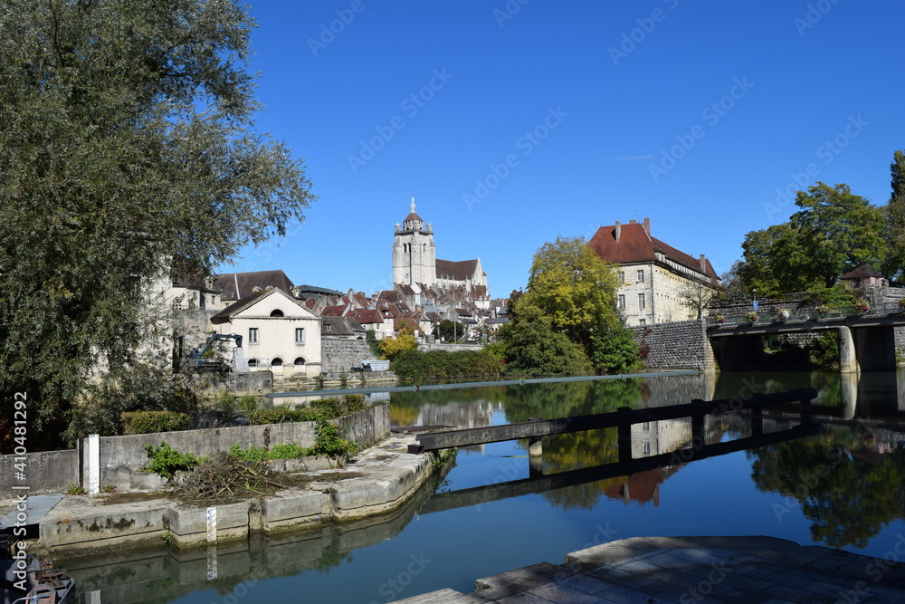 River le Doubs; France; Dole