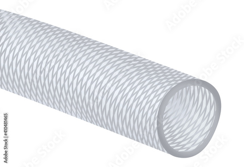 Flexible water hose. vector illustration