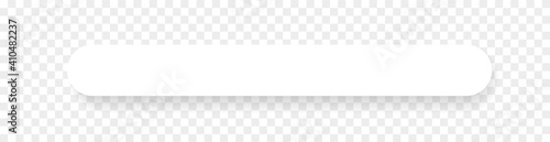 long white ribbon banner on transparent background