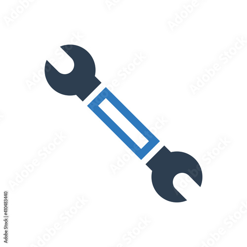 Wrench icon - repair tool icon