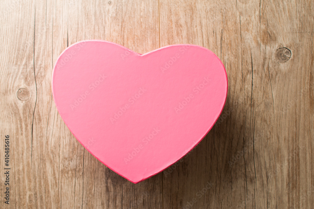 Valentine's Day gift box in the shape of a heart Valentine's Day gift box in the shape of a heart