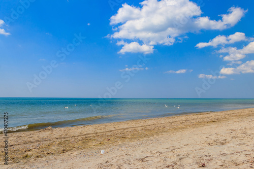 View of the Black sea in UKraine