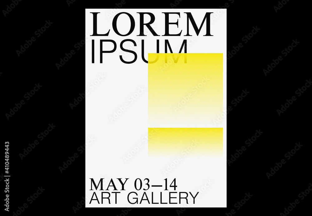 Event Poster Text Layout Event Poster Layout Stock Template | Adobe Stock