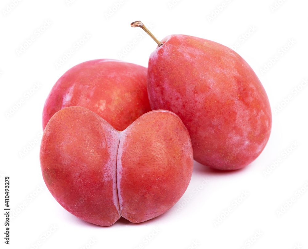 Bizarre double plum