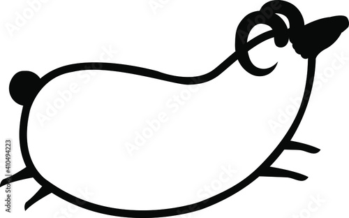 illustration of a sheep
