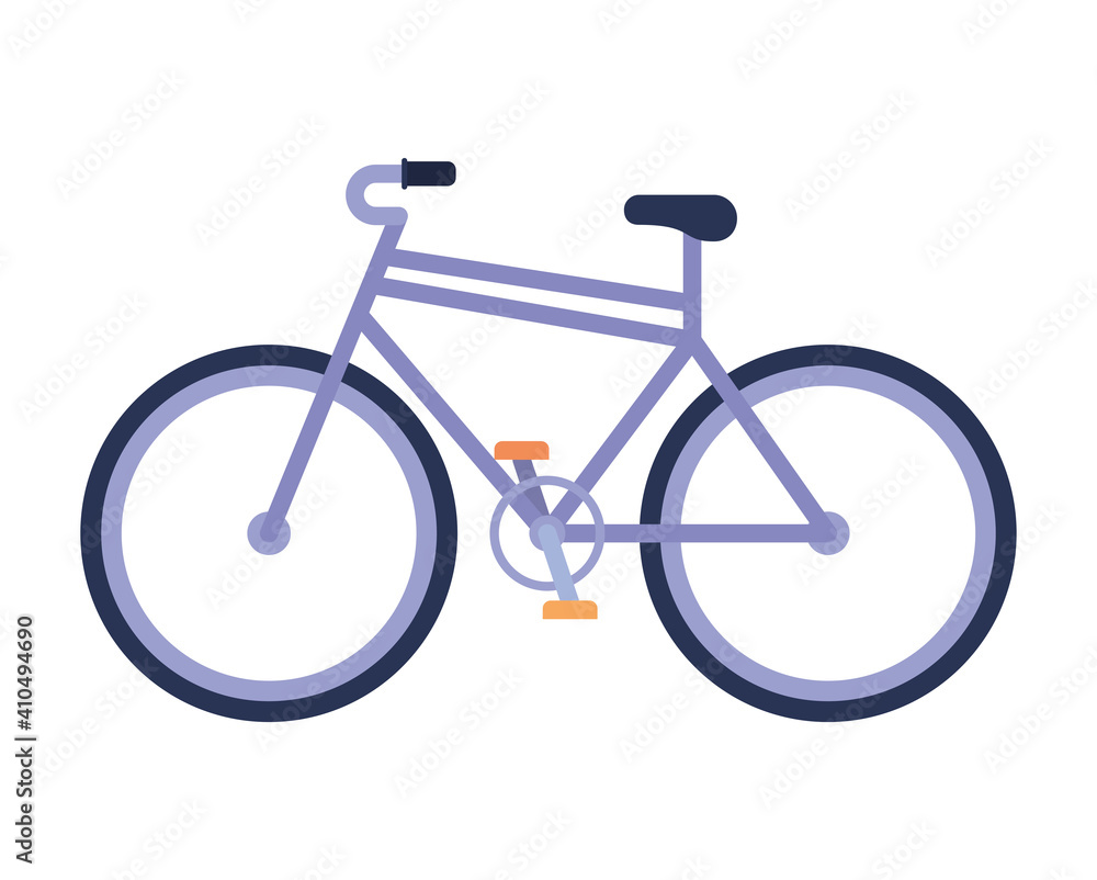 purple bycicle on a white background purple bycicle on a white background