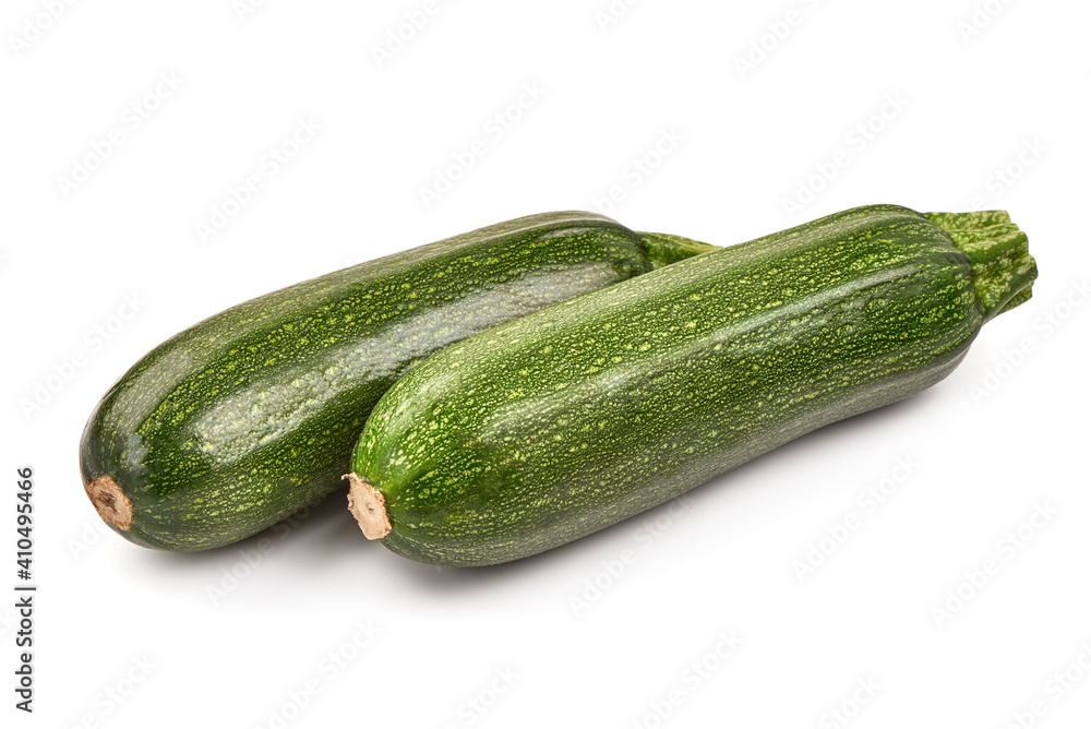 Fresh zucchini, squash, isolated on a white background Fresh zucchini, squash, isolated on a white background