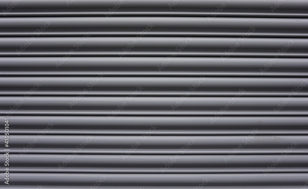 Grey industrial metal blinds background