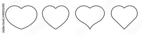 Most popular heart shapes