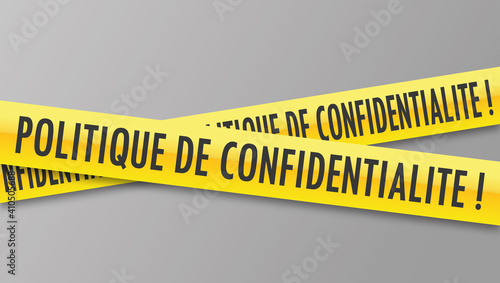 Logo politique de confidentialité.