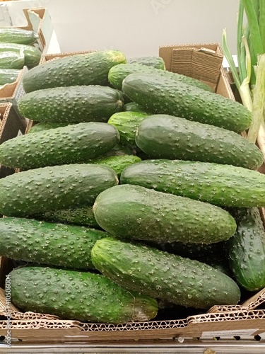 cucumbers in a basket