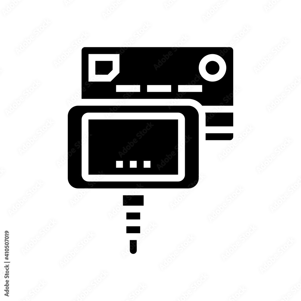 card paying pos terminal glyph icon vector. card paying pos terminal sign. isolated contour symbol black illustration card paying pos terminal glyph icon vector. card paying pos terminal sign. isolated contour symbol black illustration