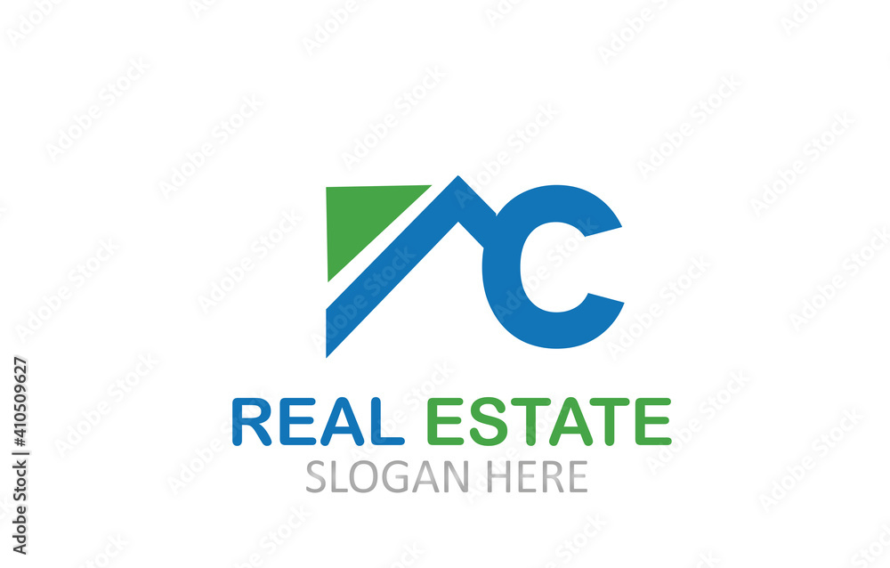AC Letter Real Estate Logo Design AC Letter Real Estate Logo Design