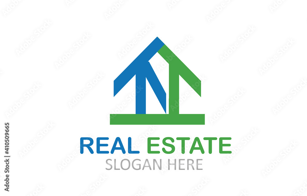 N Letter Real Estate Logo Design N Letter Real Estate Logo Design