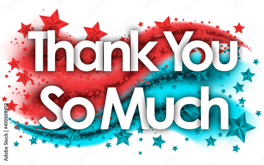 thank you So Much in stars