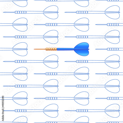 Dart arrow pattern