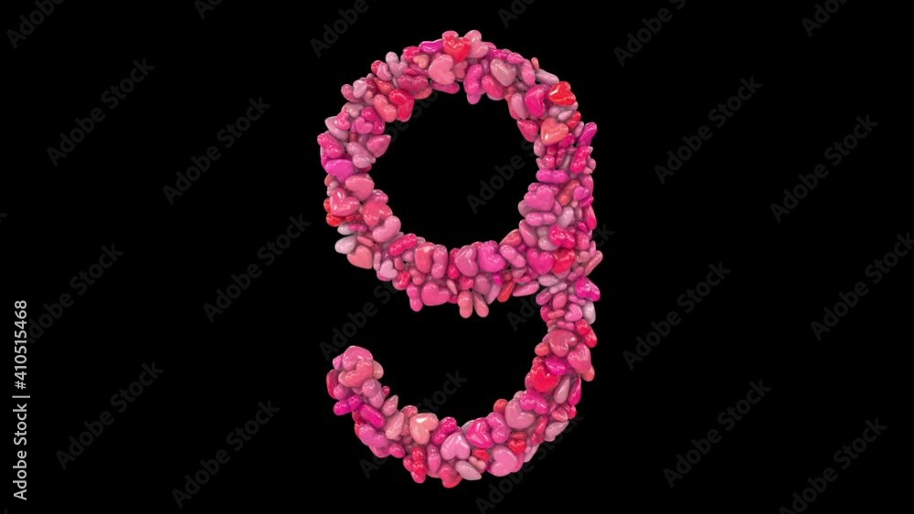 Animated Valentine Letters Formed Out Of Dynamic Pink Heart Particles 9 Animated Valentine Letters Formed Out Of Dynamic Pink Heart Particles 9